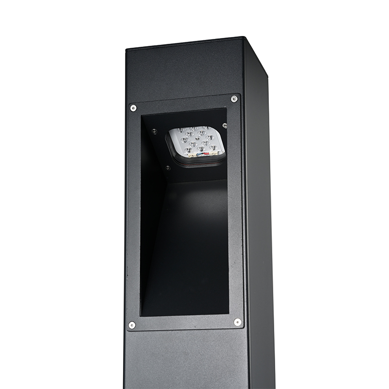 YMLED-6245 Nové obdĺžnikové LED stĺpikové osvetlenie do exteriéru IP65