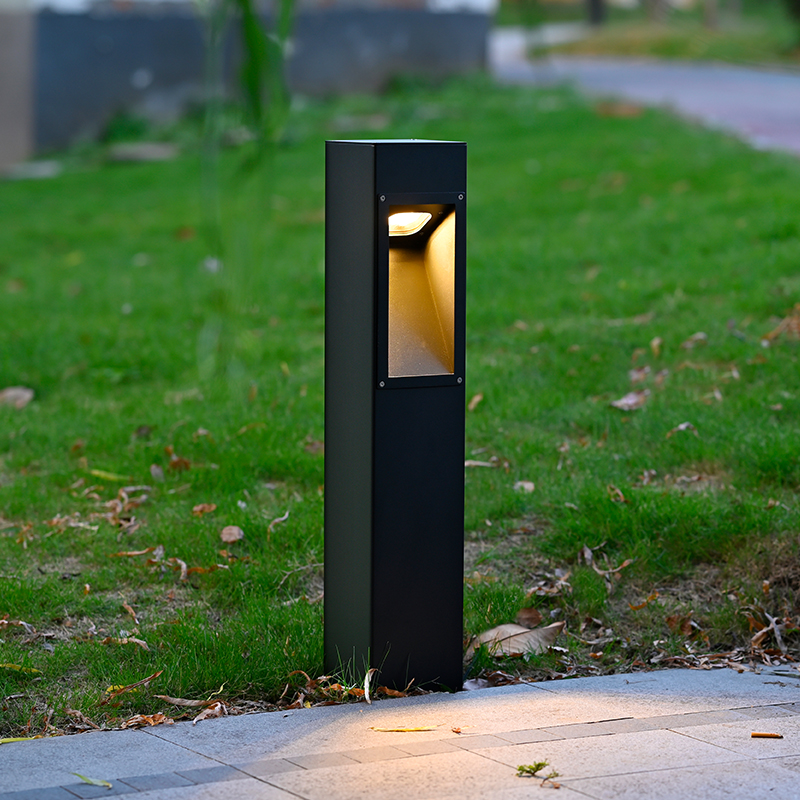 YMLED-6245 Nové obdĺžnikové LED stĺpikové osvetlenie do exteriéru IP65
